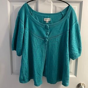 Avenue short sleeve cardigan